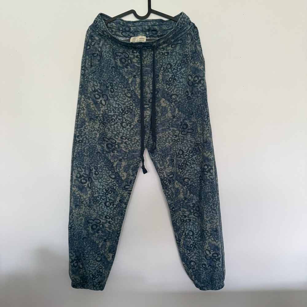 Saturday Sunday by Anthropologie Blue Patterned‎ Joggers